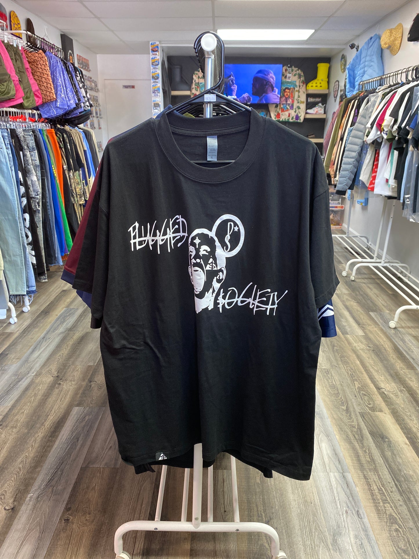 Plugged Society Face Tee