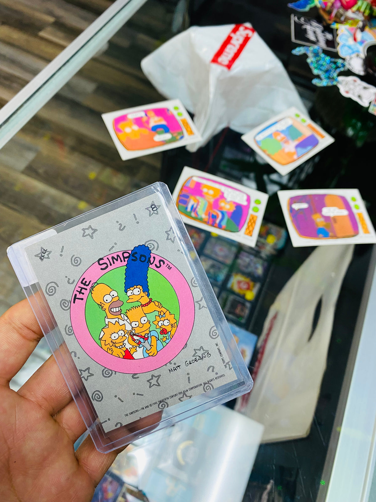 1990 Mint+ Condition The Simpsons Collectible Card - Rare