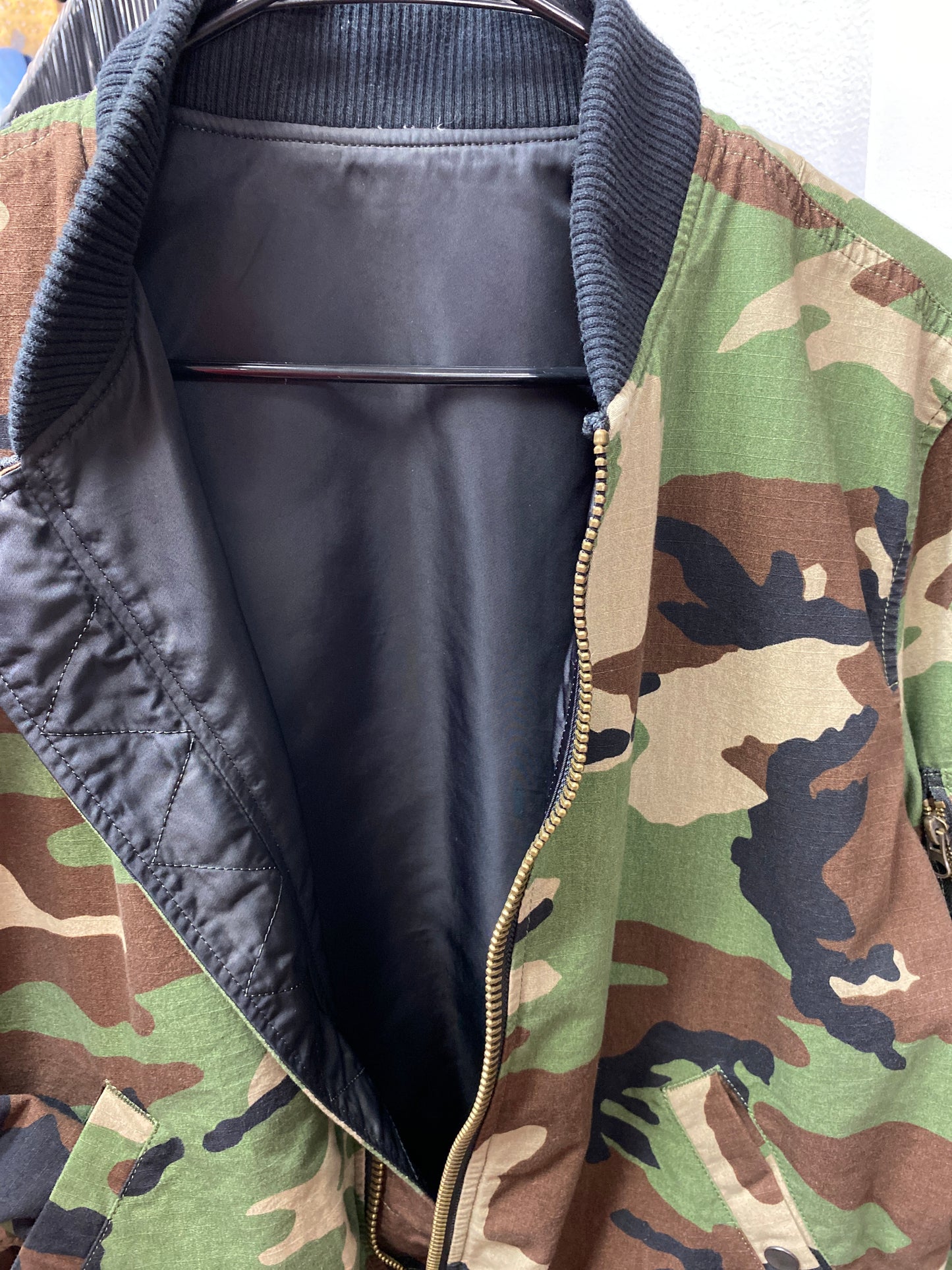 Supreme 2015 Reversible Bomber Jacket Camo
