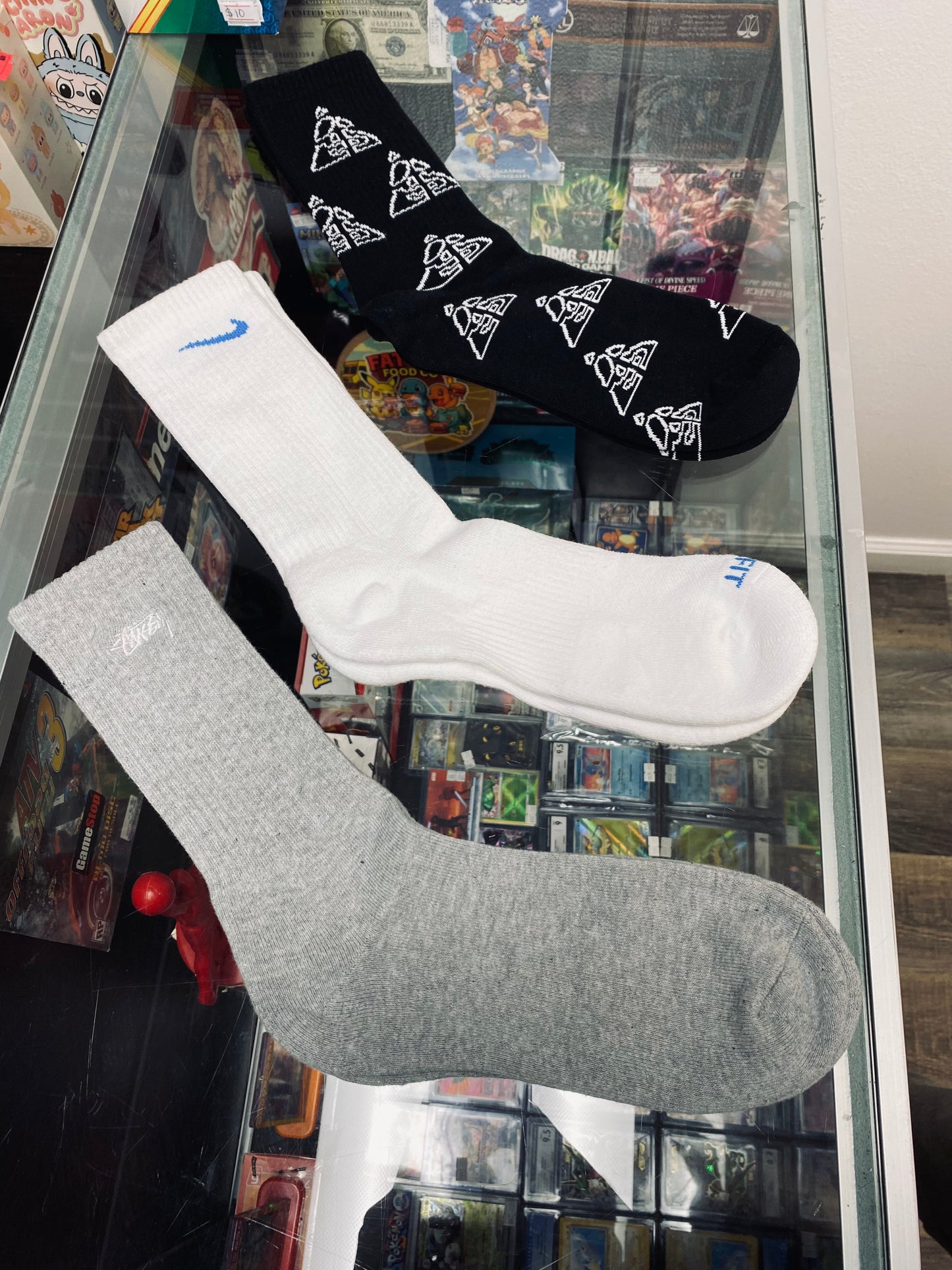 Black Plugged Society Socks