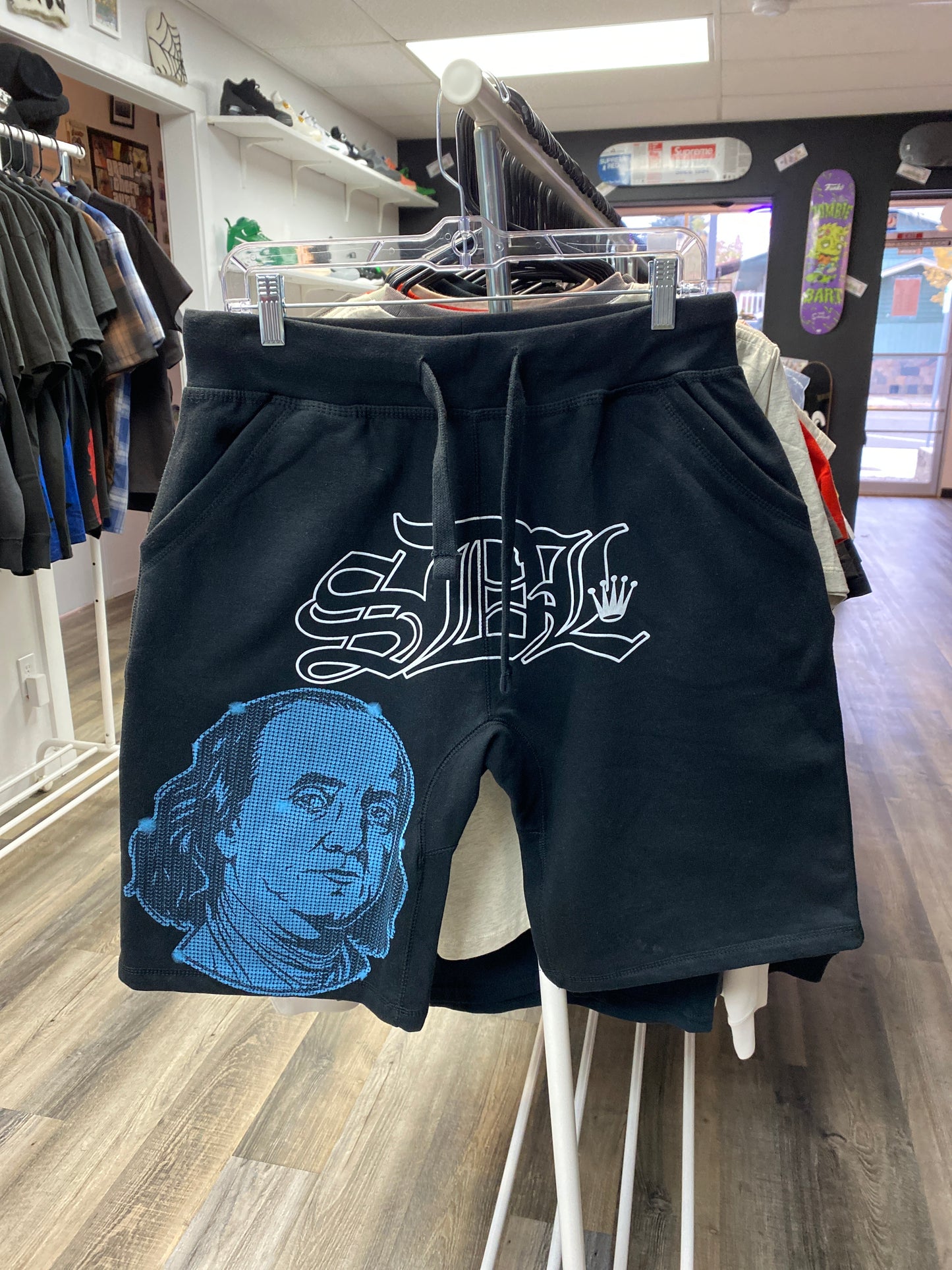SDL Sweat-short Blue Benjamin