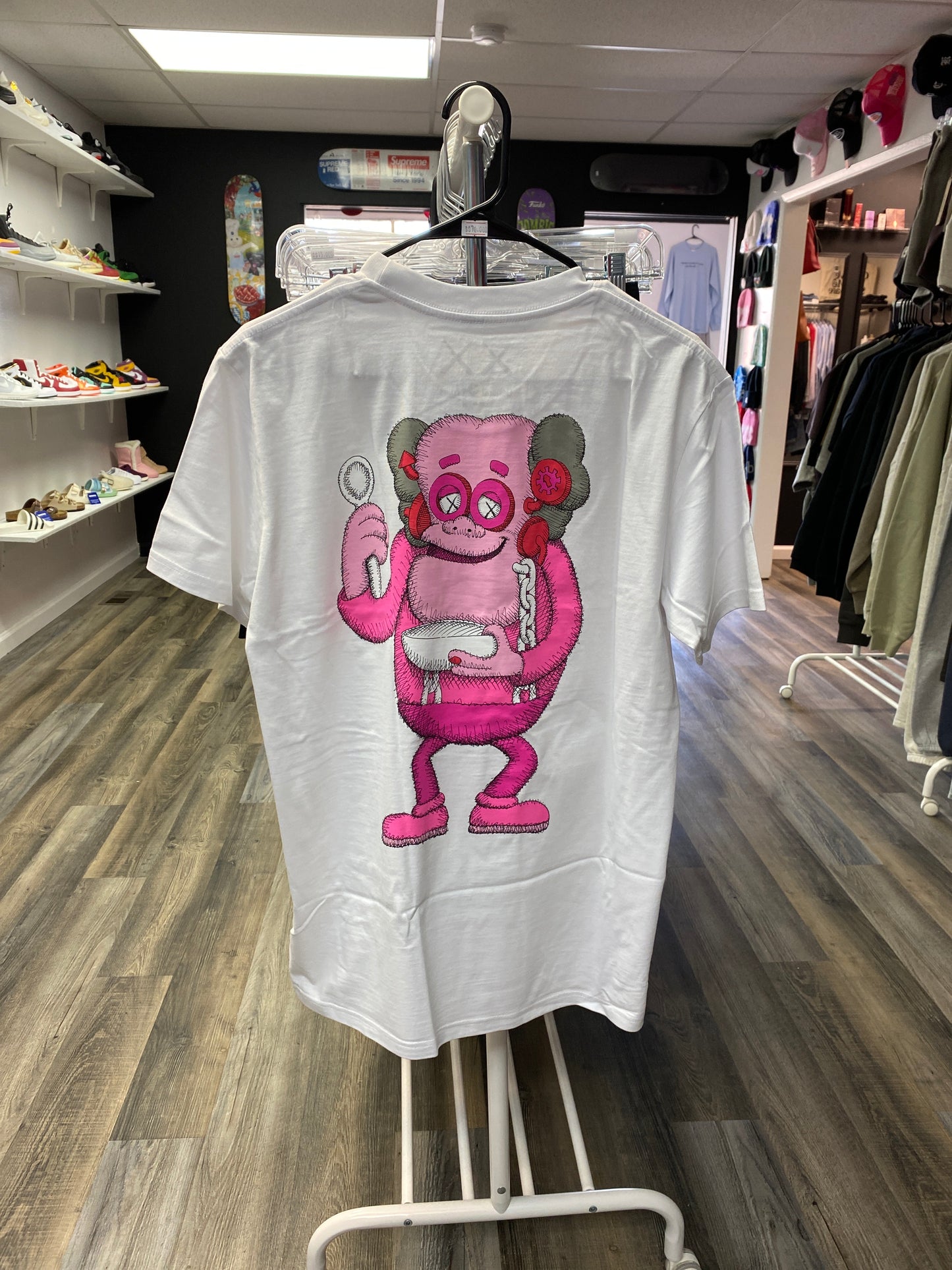 Kaws x General Mills Cereal Pink Figure Tee Shirt