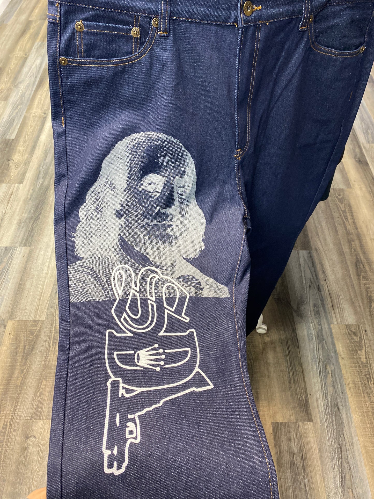 SDL Dark Blue Jeans Gray Benji