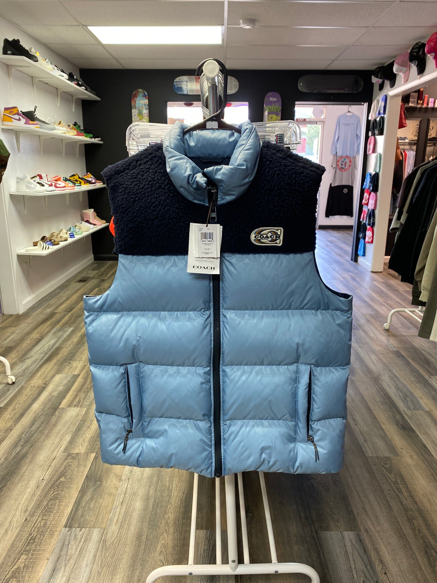 Coach puffer vest