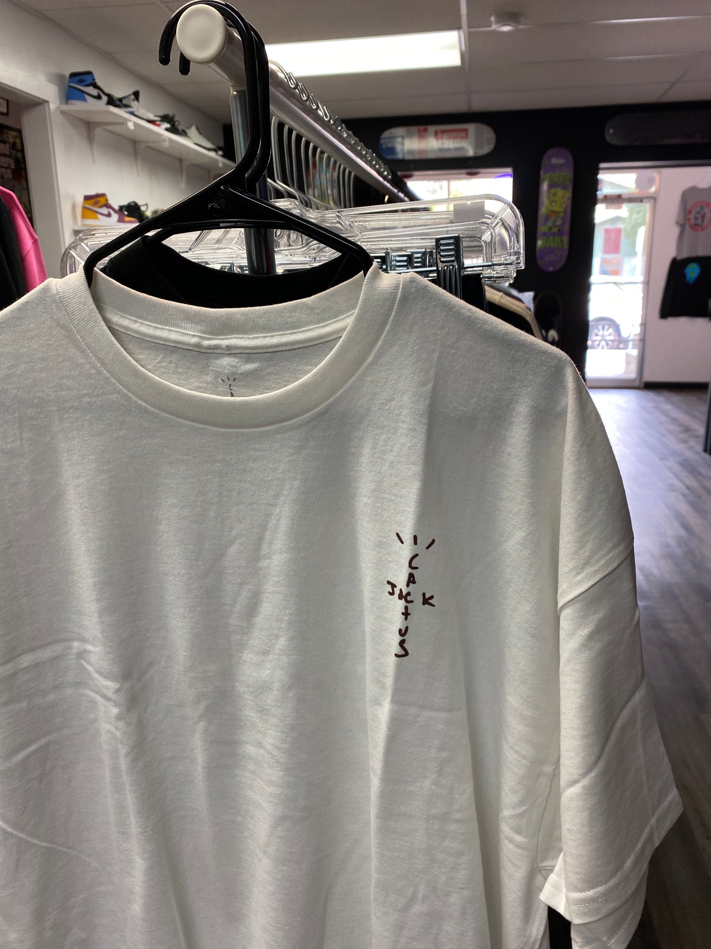 Cactus Jack White Tee