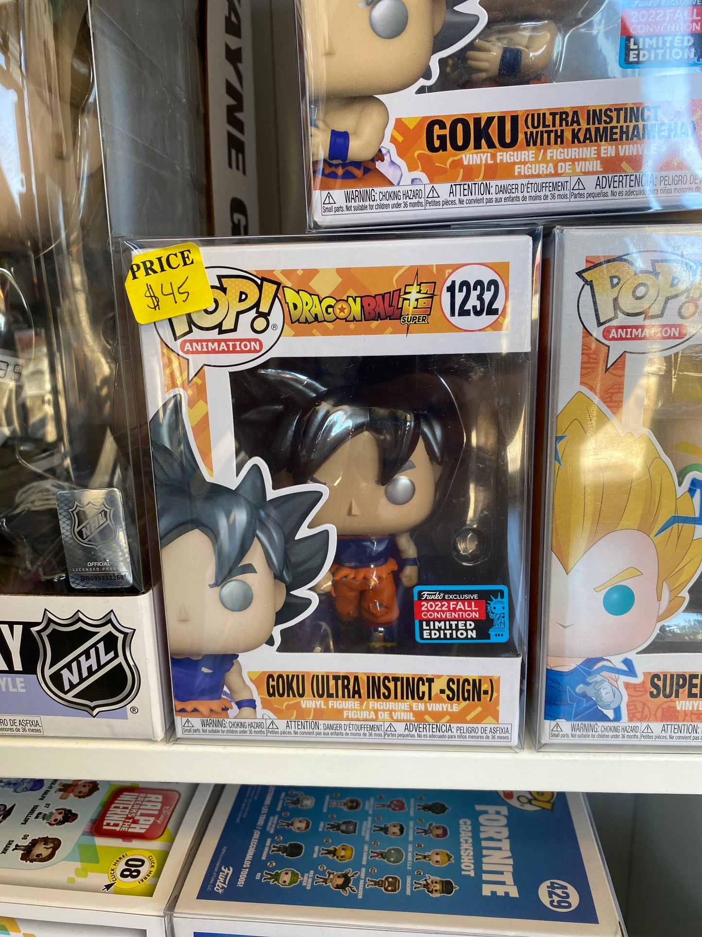 Dragon Ball Super GOKU (ultra instinct-sign-) Funko 1232