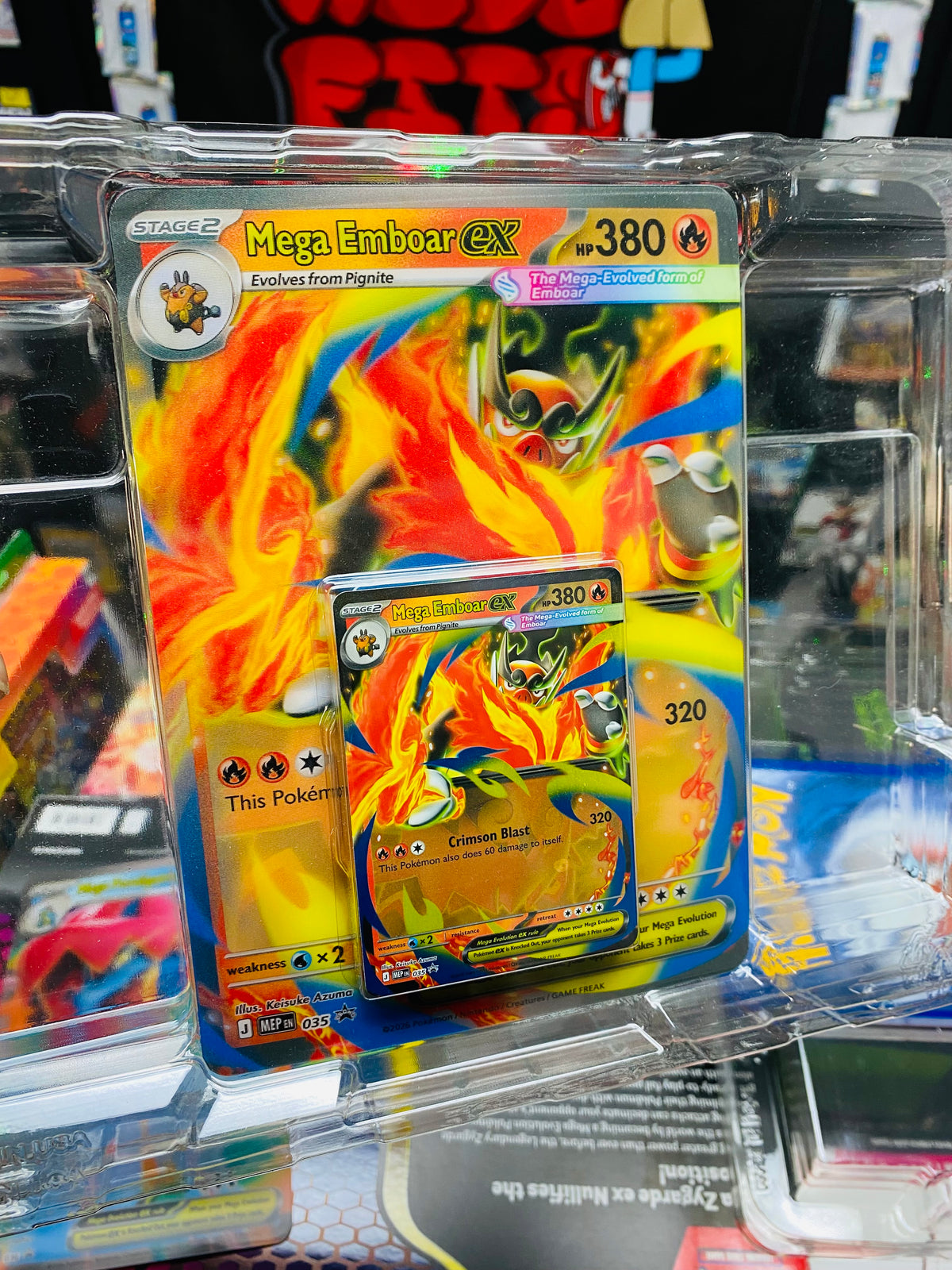 Mega Emboar Ex Jumbo Card Set
