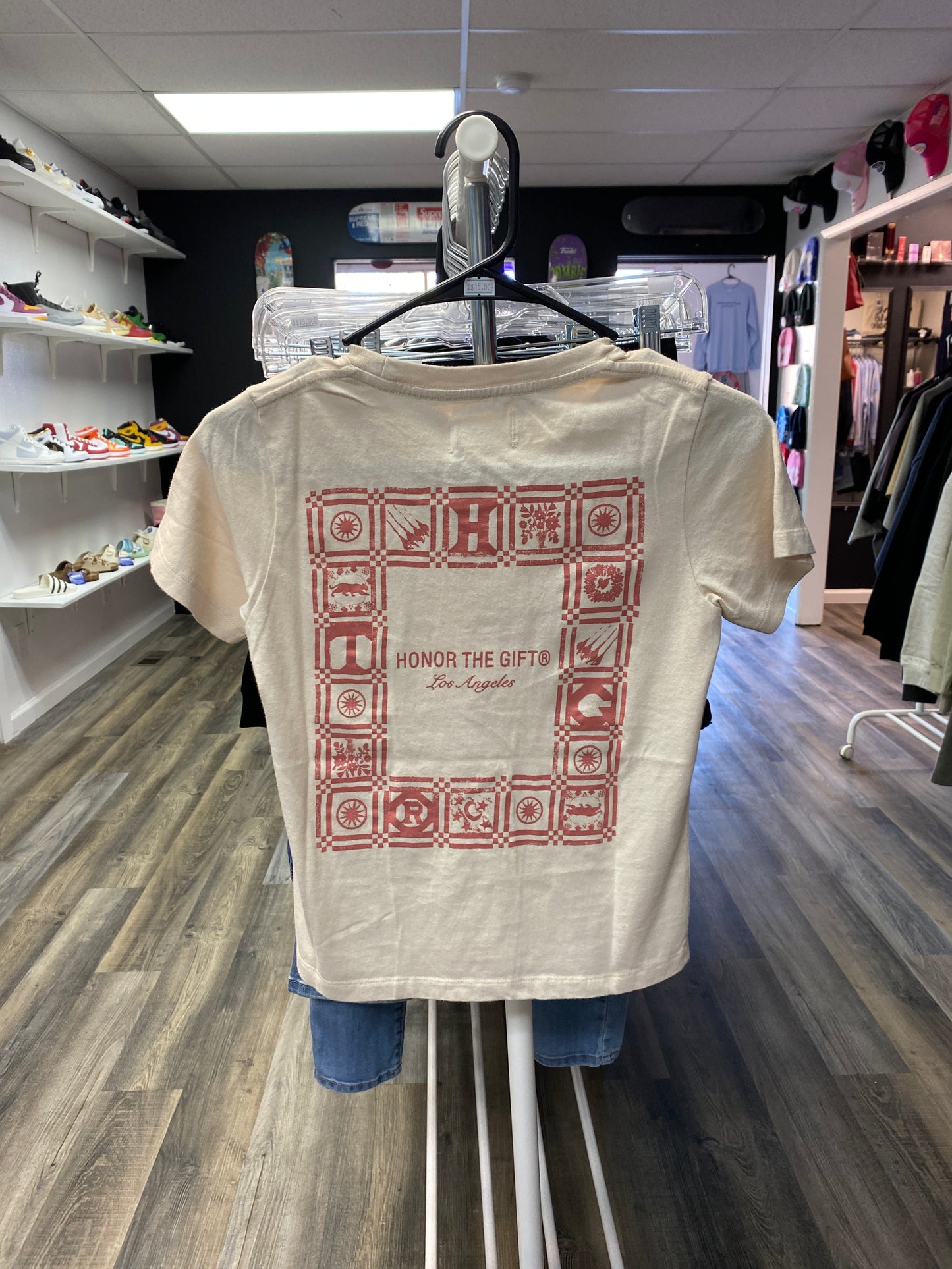 H.T.G.K Tan/Red Shirt