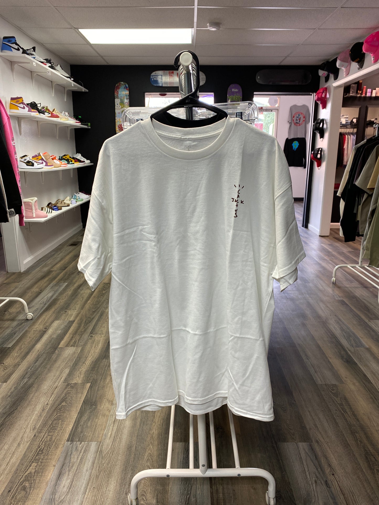 Cactus Jack White Tee