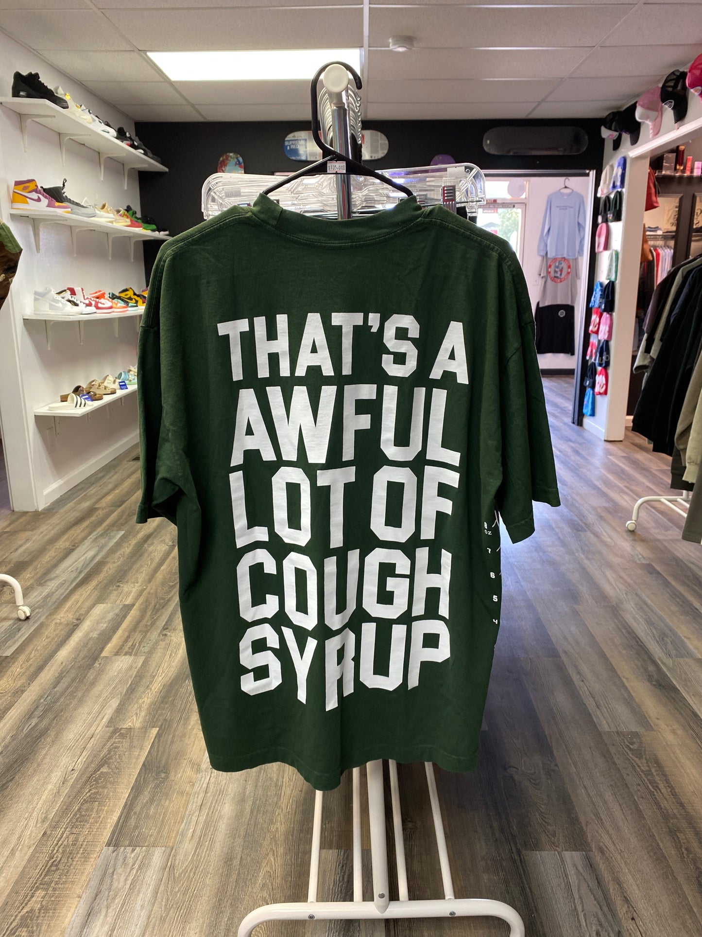 ALOCS Green/White ml tee