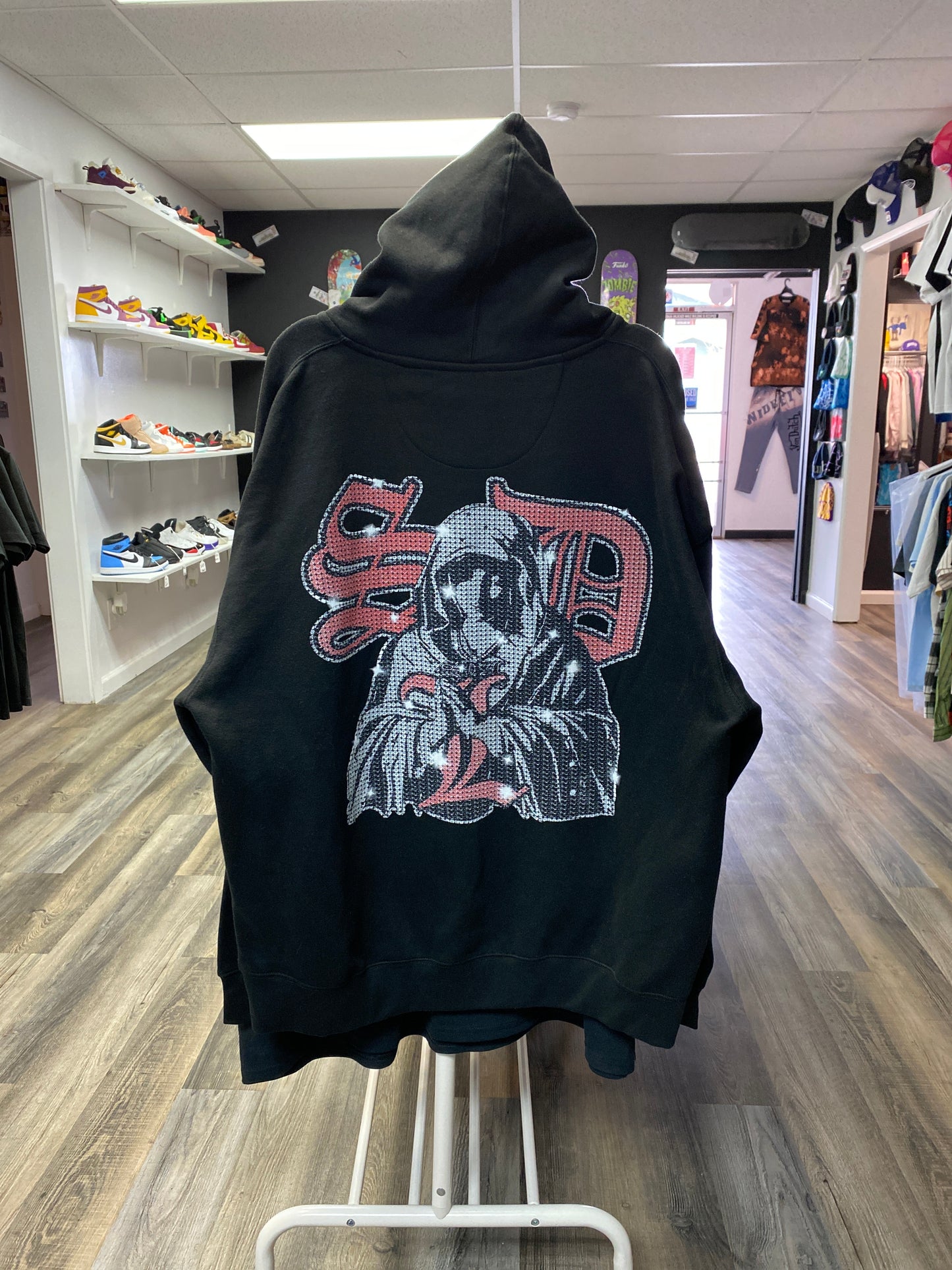 SDL Red Virgin Marry Zip-Up Hoodie