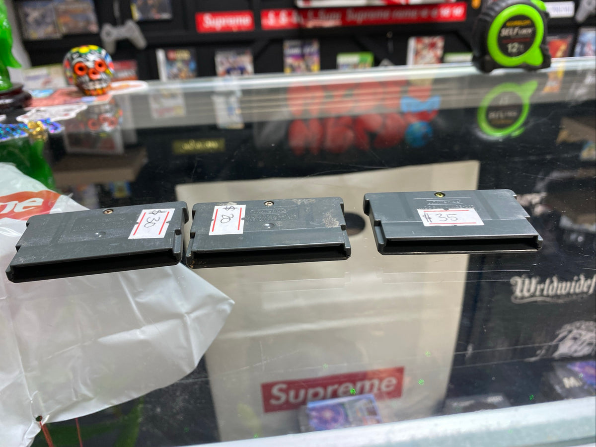Set of 3 Lord Of The Rings Gameboy Advance