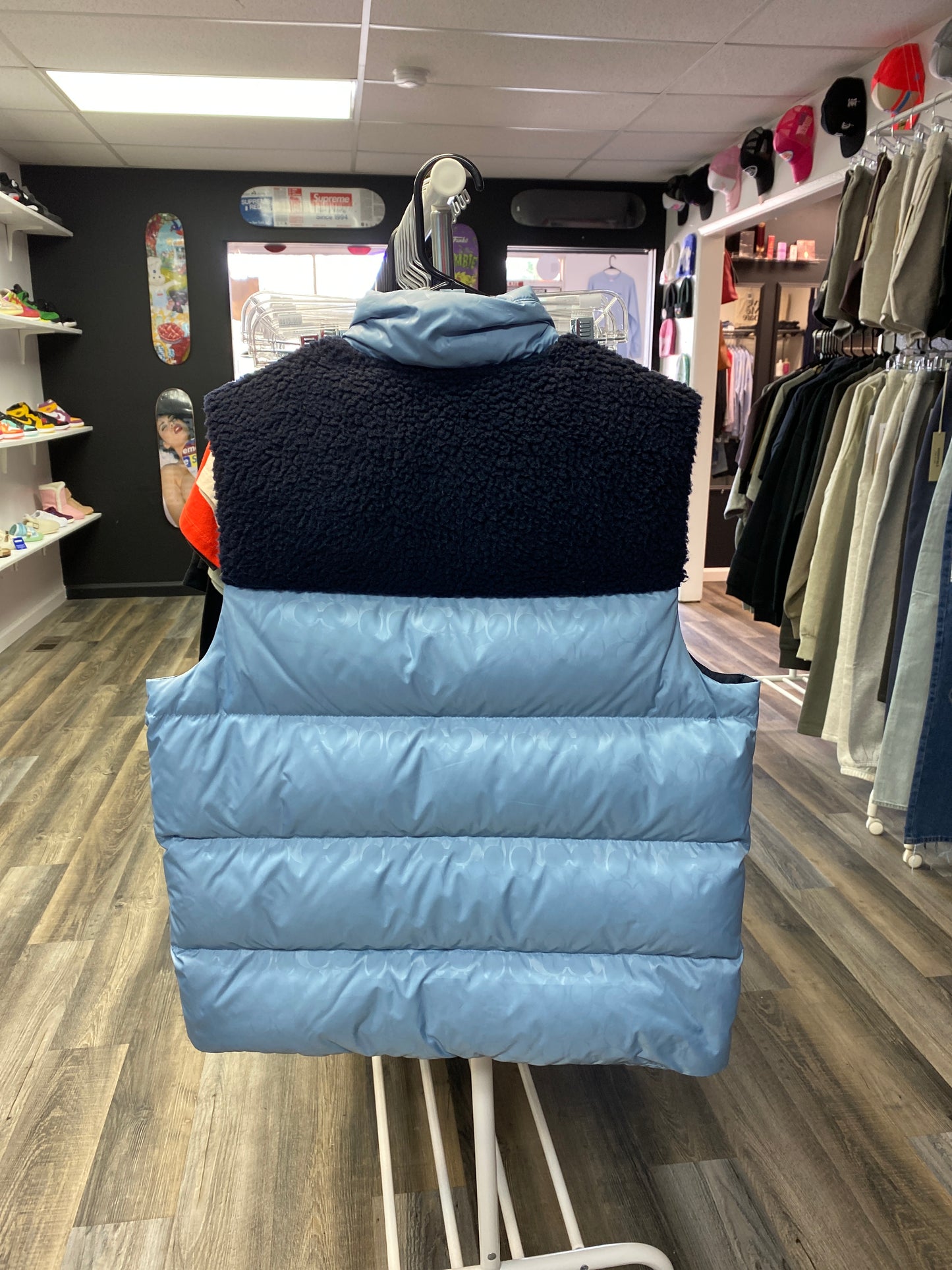 Coach puffer vest
