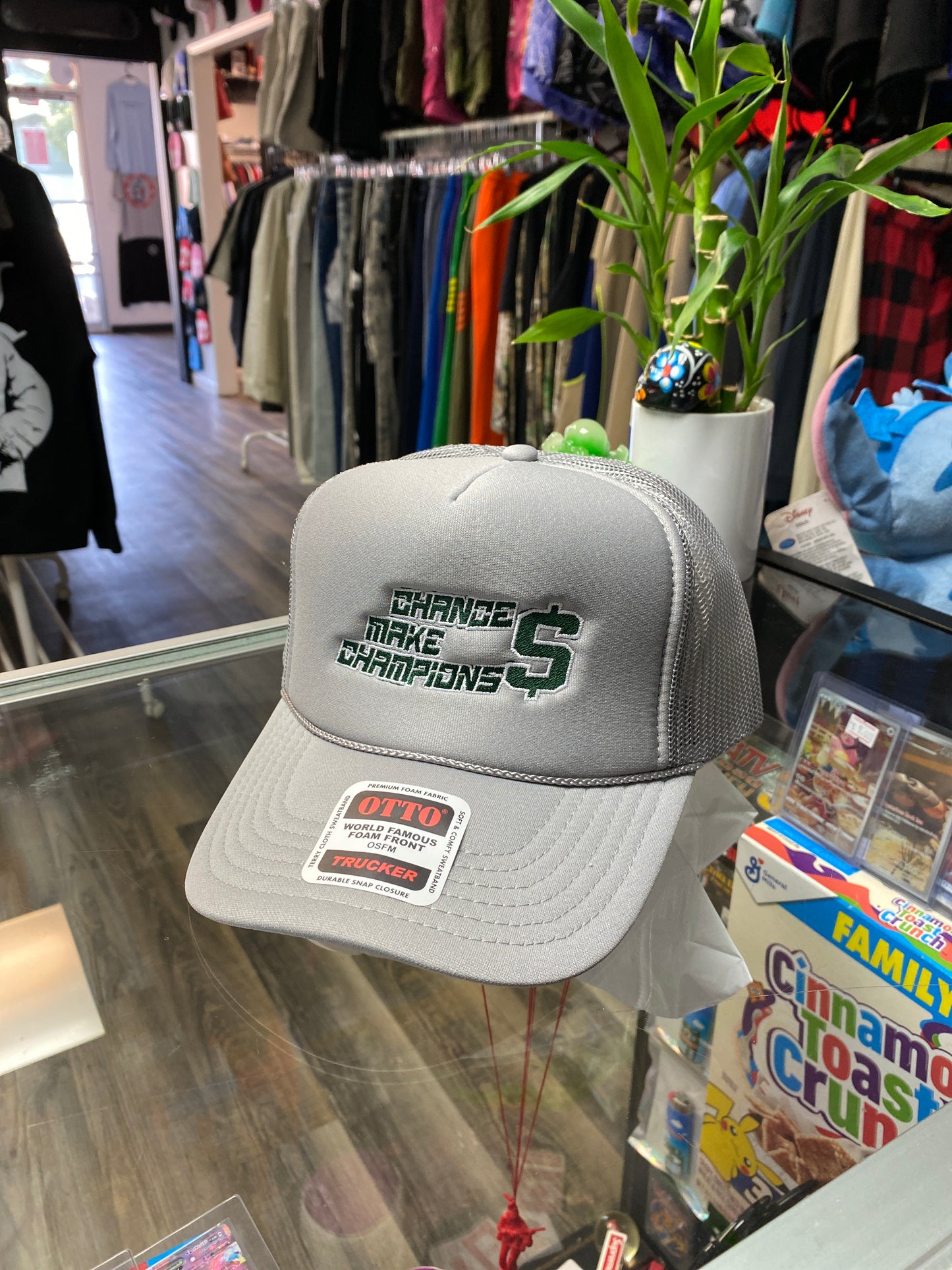 Gray Trucker SnapBack