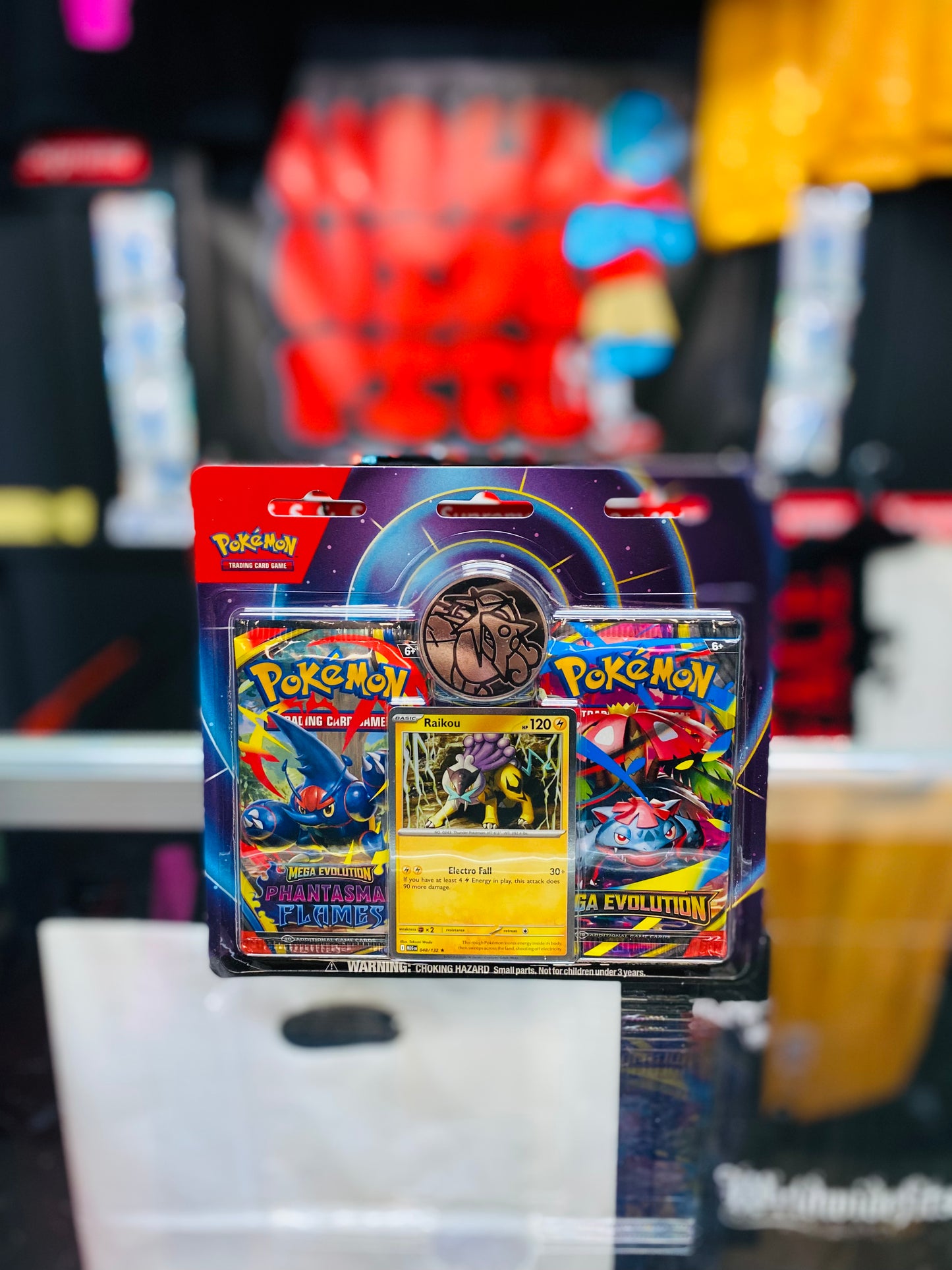 Mega Evolution x Phantasmal Flames Raikou Blister Pack