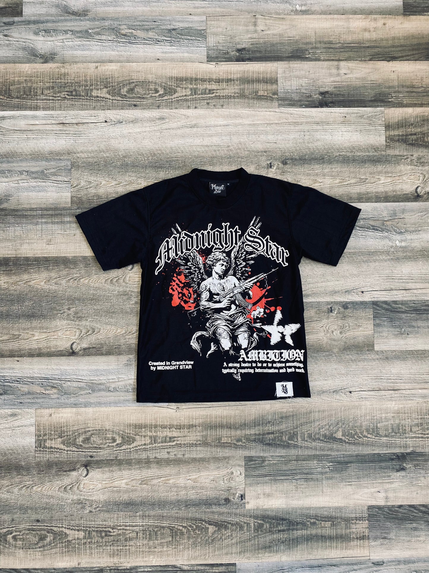 Angels Tee Black