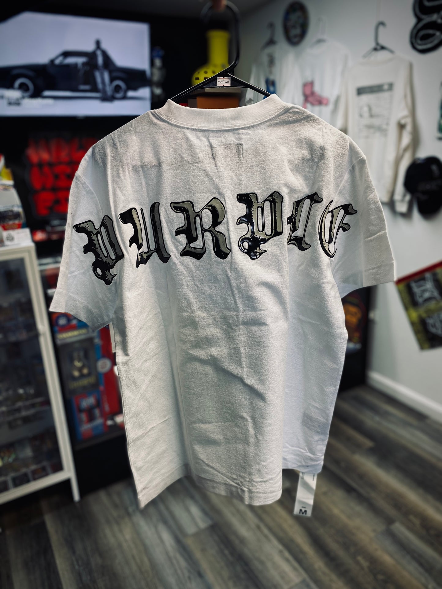 Purple Brand Puff Print Graphic T-Shirt