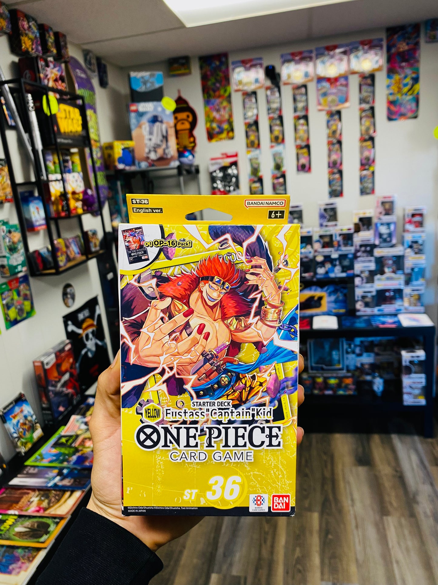 One Piece Starter Deck 36 + OP-16 Booster Pack Eustass “Captain” Kid