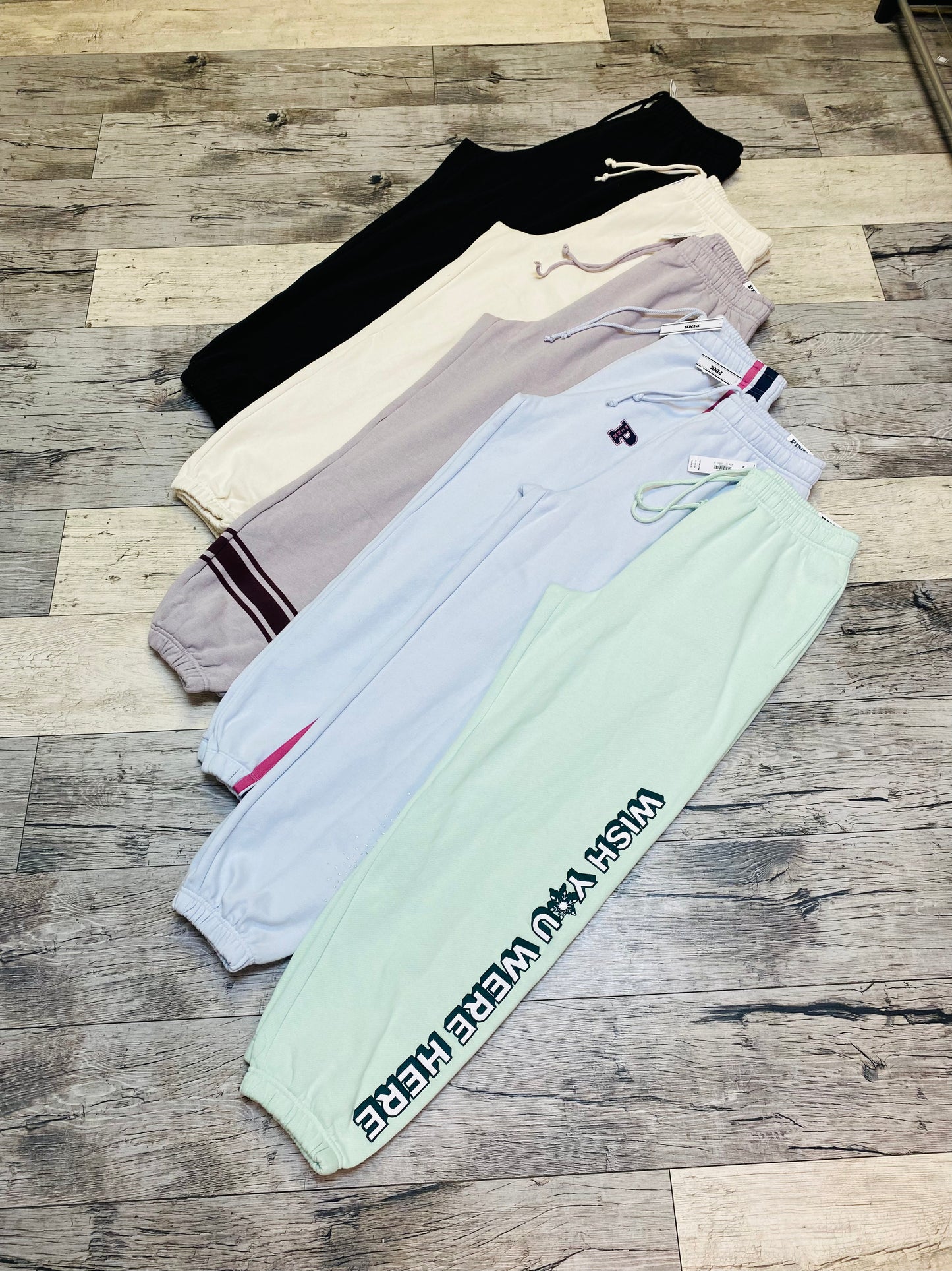 Green Sweatpants by Pink