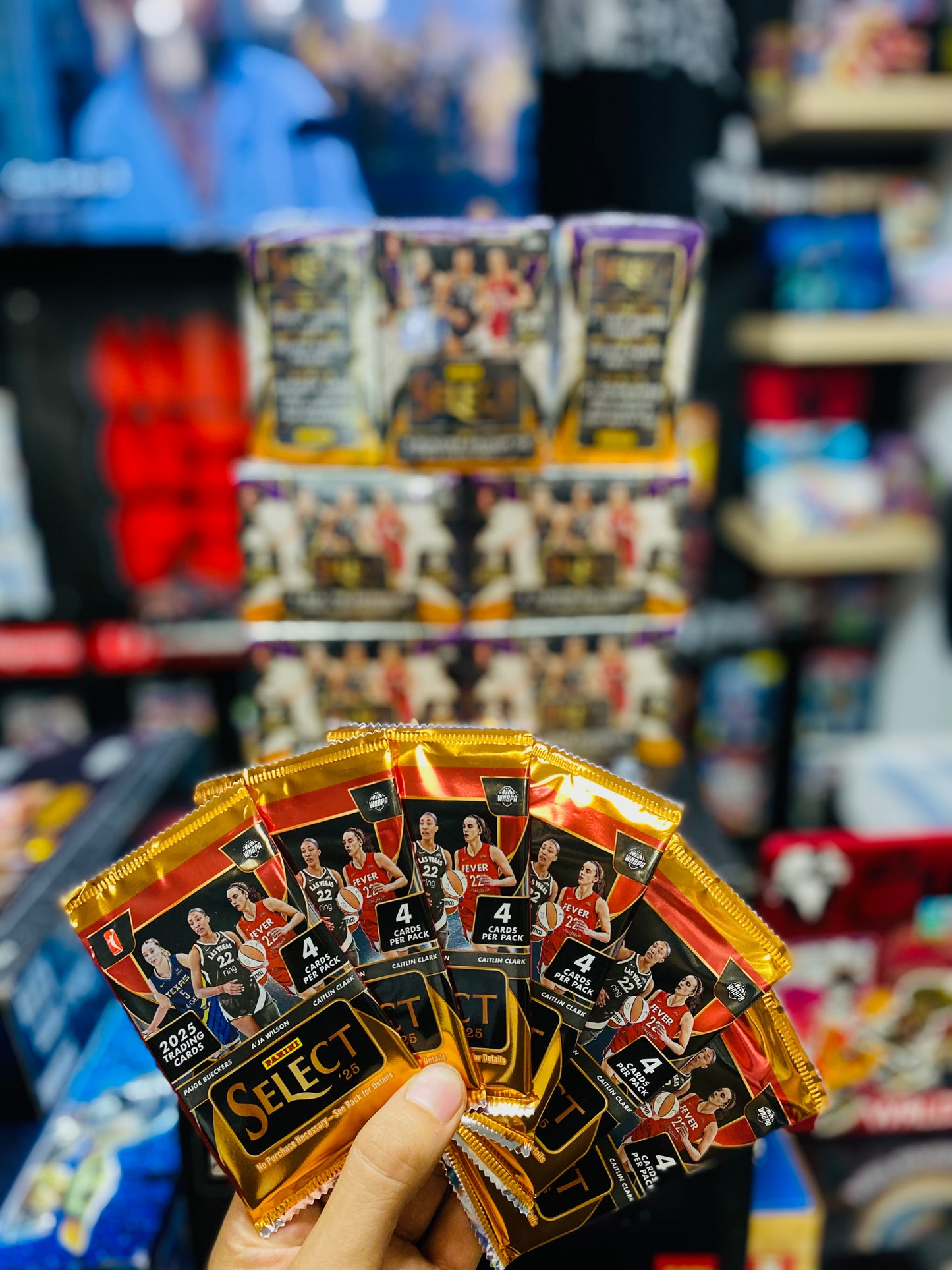 2025 Panini WNBA Select Sealed Single Packs