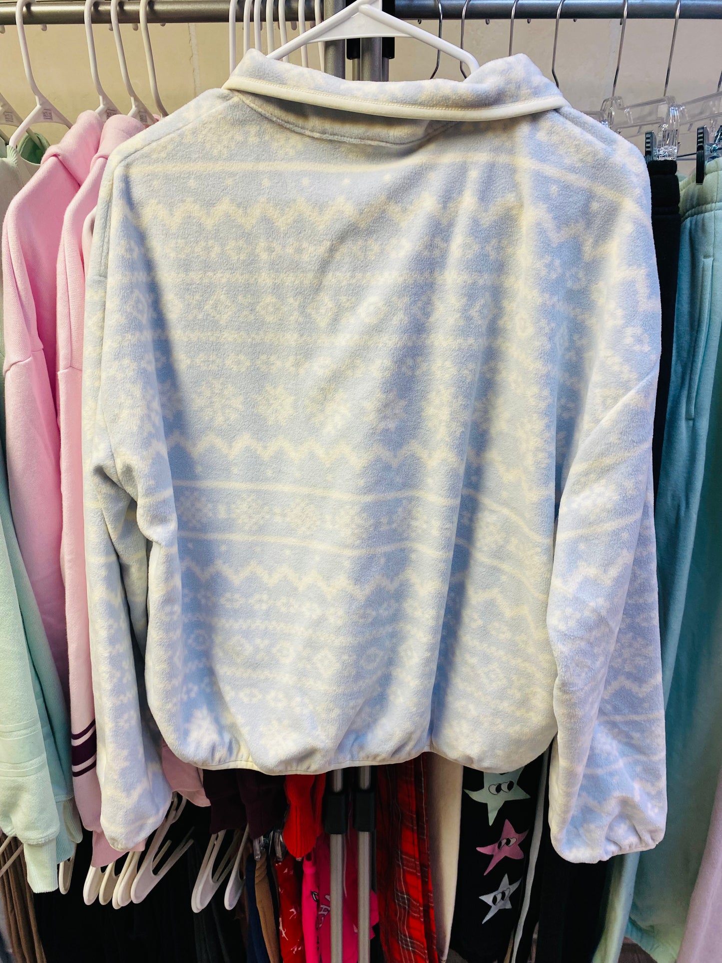Full Zip-up crew neck