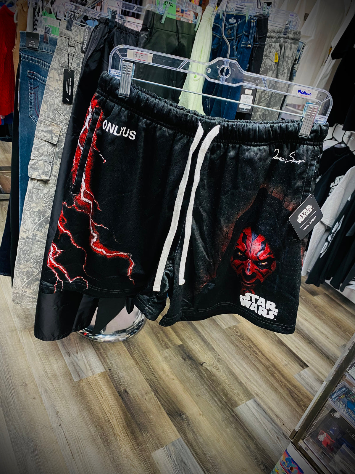 Star Wars x Darc Sport Shorts Size Medium Oversized
