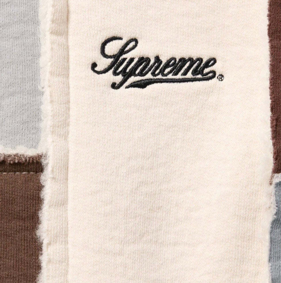 Supreme Faux Shearling Zip Up Hooded Sweatshirt