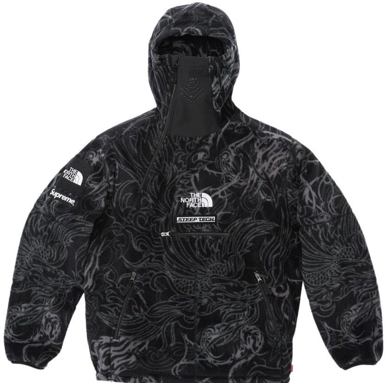 Supreme x tnf steep clearance tech hoodie