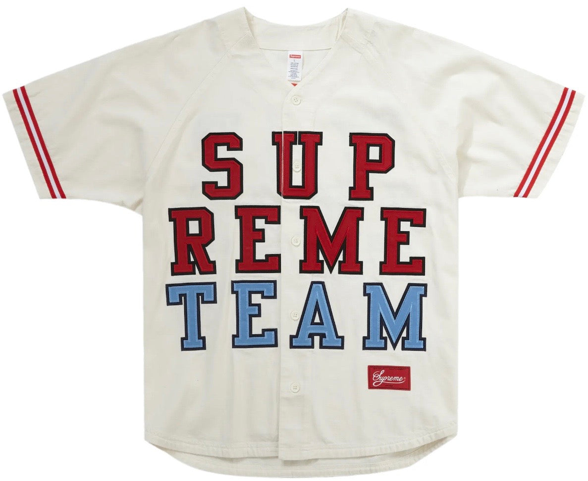 Supreme Denim Baseball Jersey