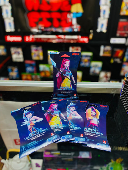 K-Pop Demon Hunters Netflix Booster Packs Platinum Series