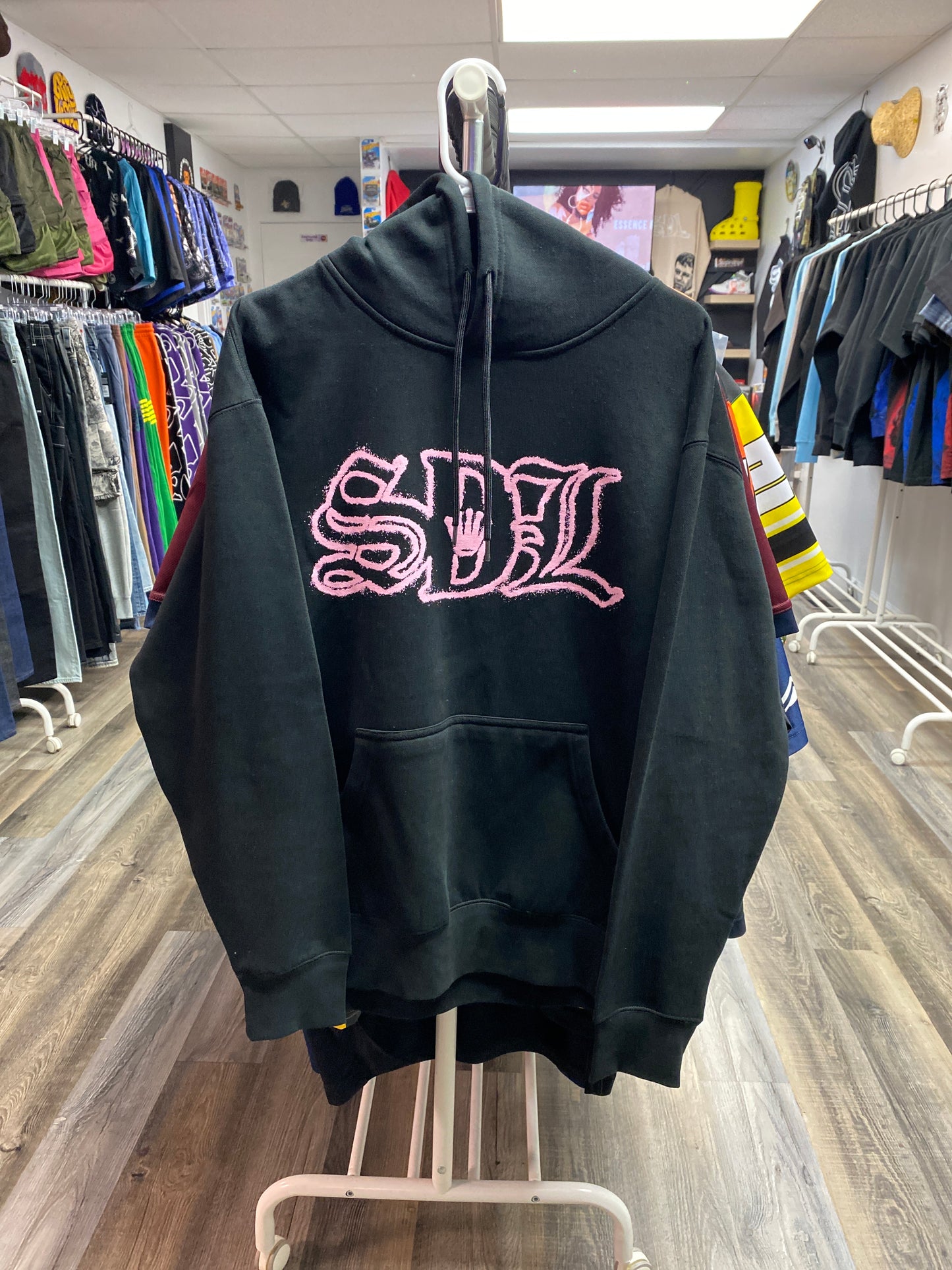 SDL Women’s Pullover Hoodie Pink Scarface