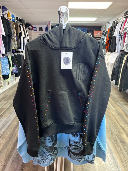 CMC Embroidered Rhinestone Hoodie