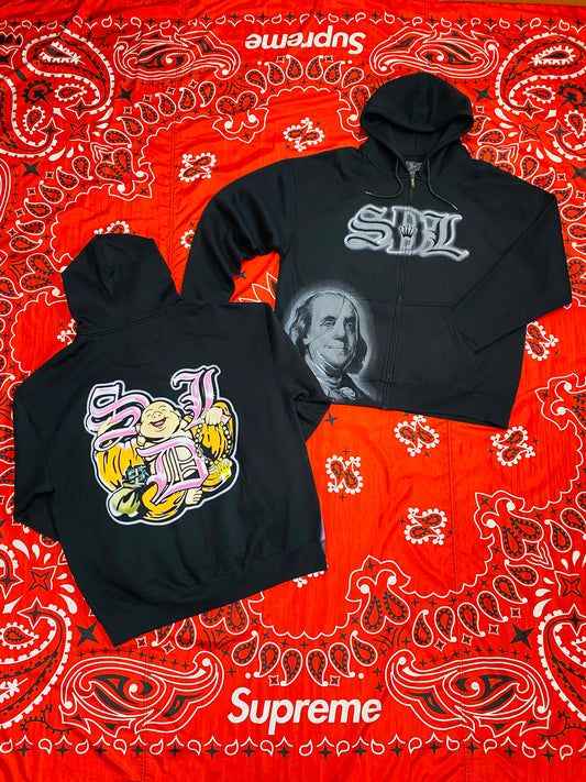 SDL Zip-Up Buddha Hoodie