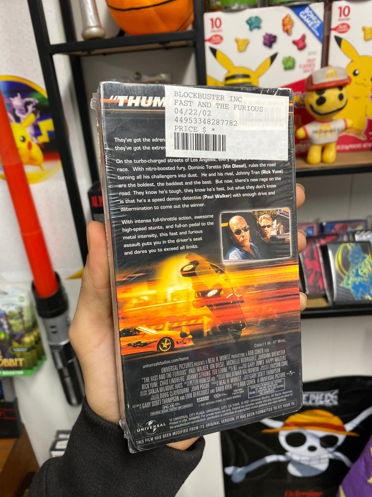 Sealed VHS “The Fast And The Furious”