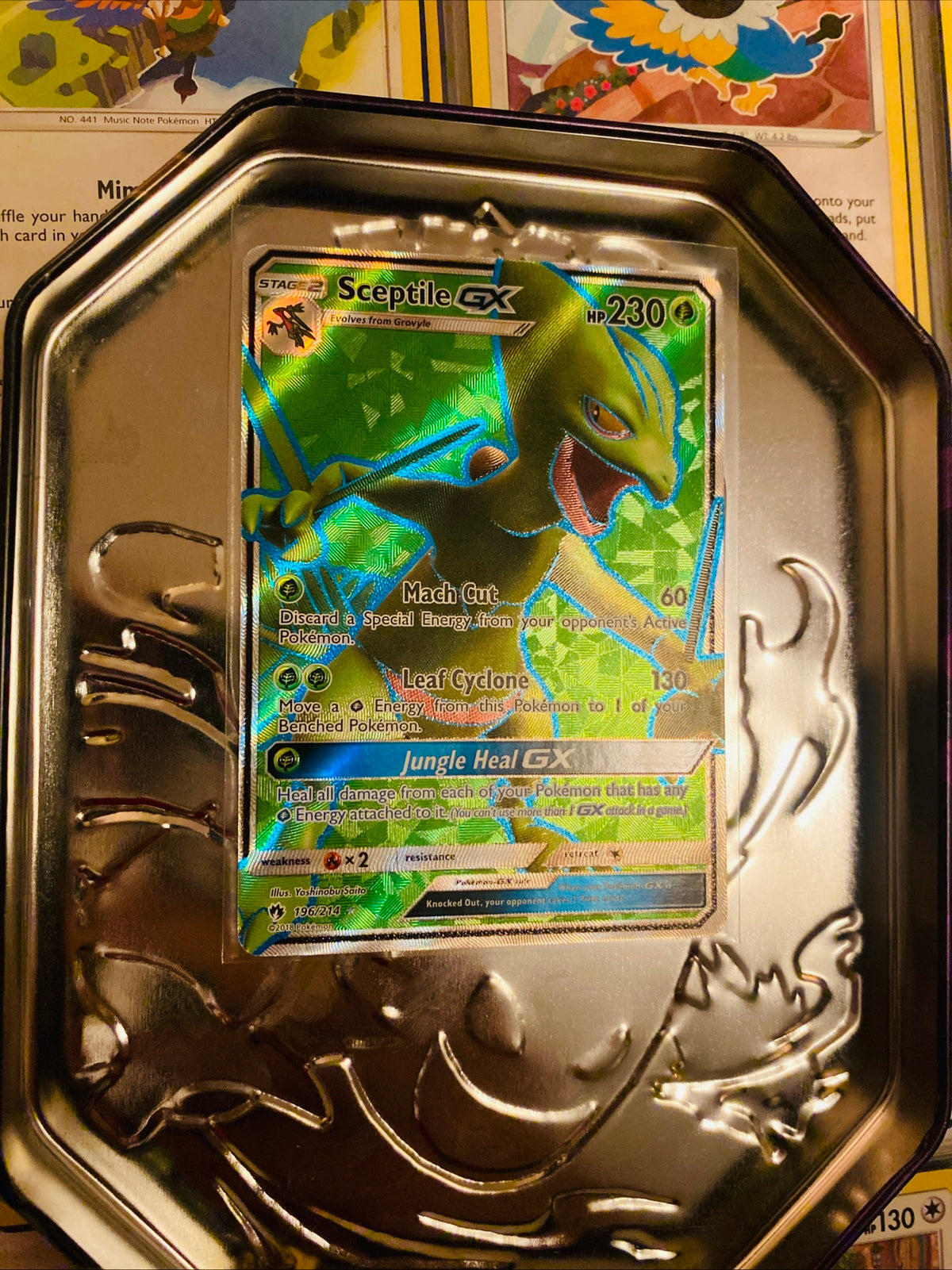 Sceptile GX (FULL ART) 196