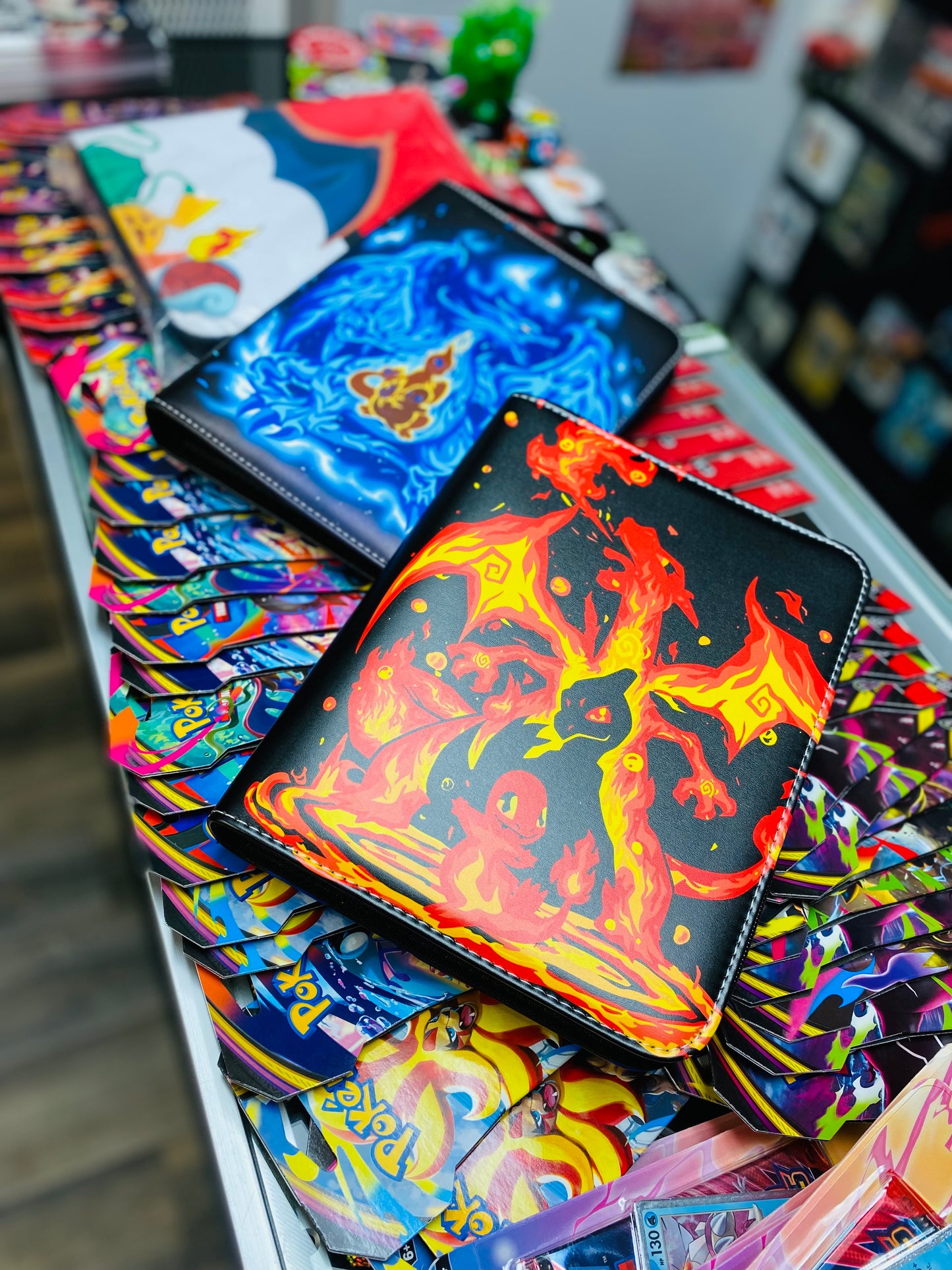 Custom Pokémon Binders With Sleeves For Raw Cards