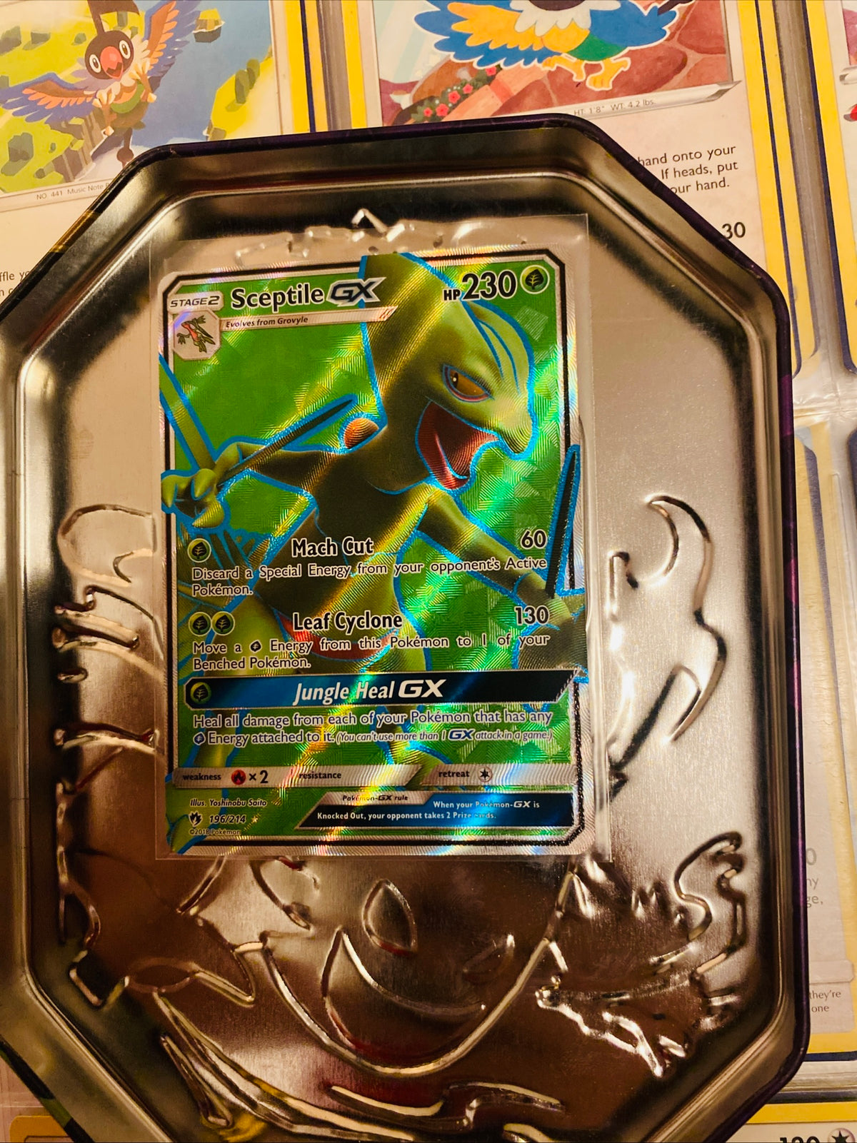 Sceptile GX (FULL ART) 196
