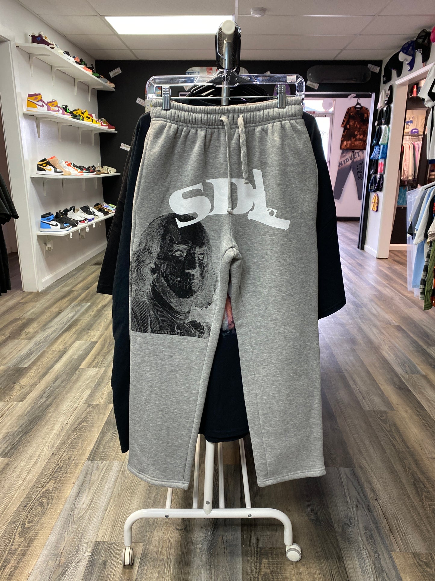 SDL Gray Benji Flared Sweatpants