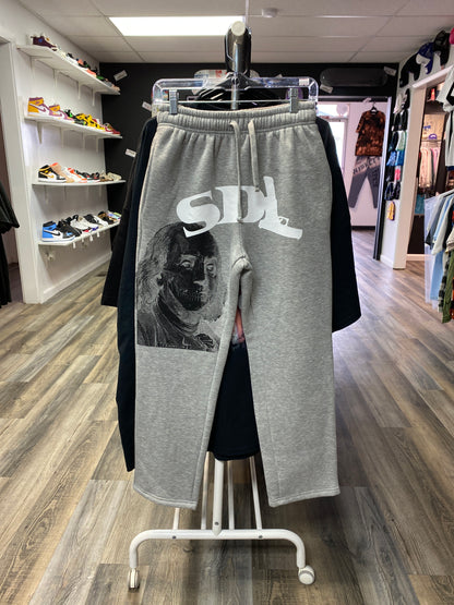 SDL Gray Benji Flared Sweatpants