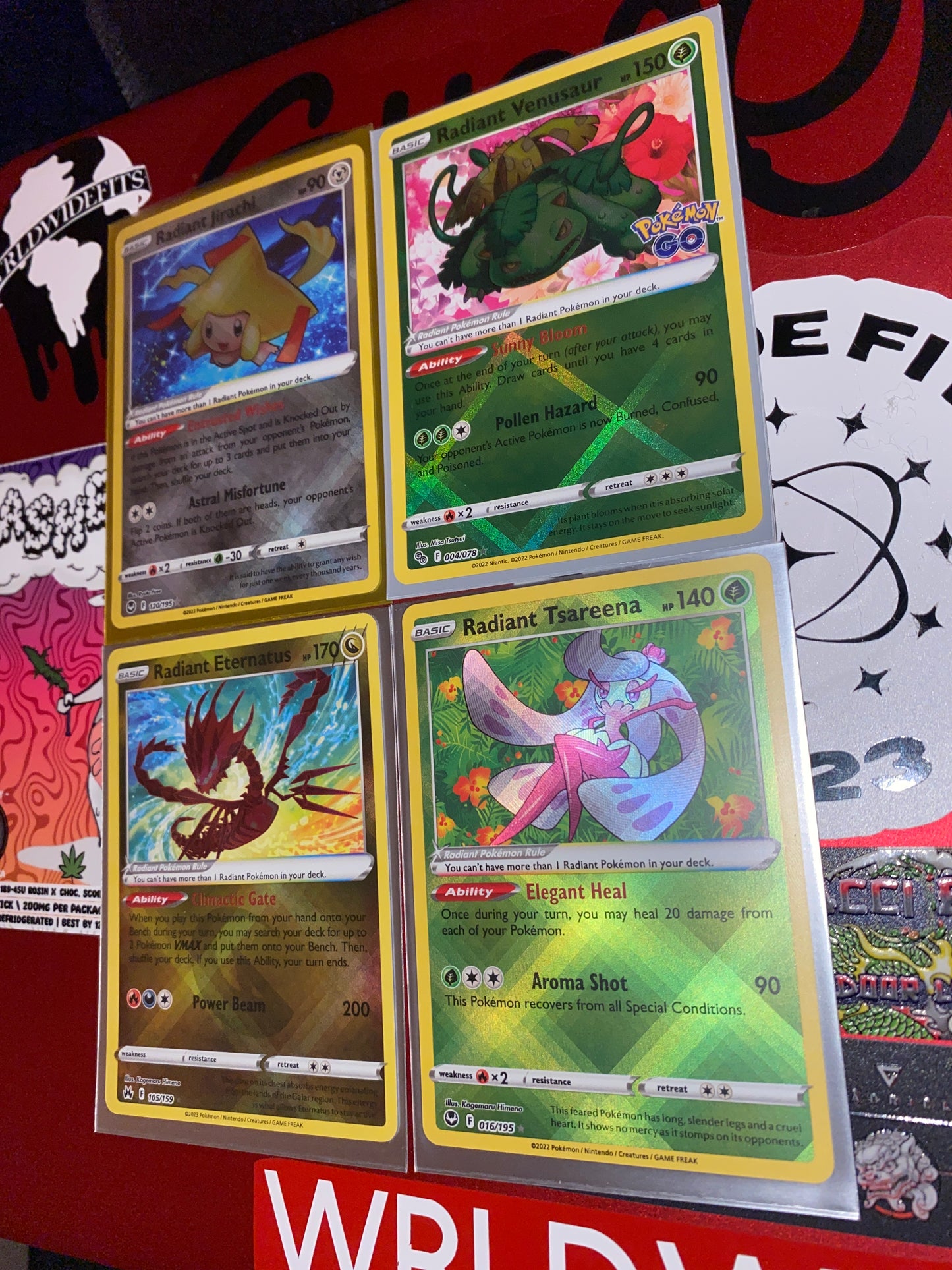 Set of 4 Radiant Holos