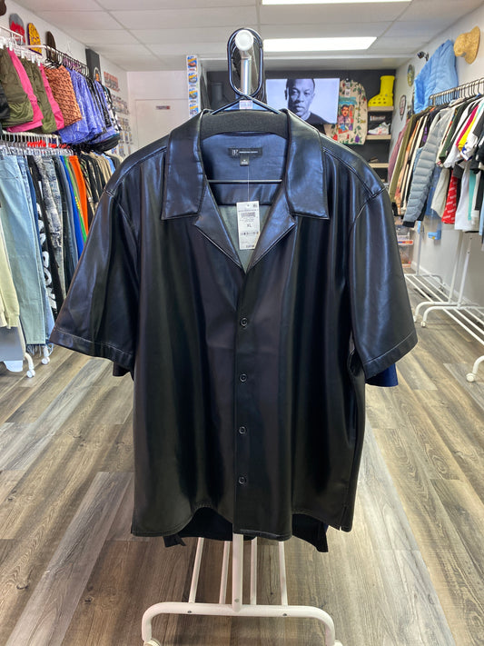 INC Deep black button up
