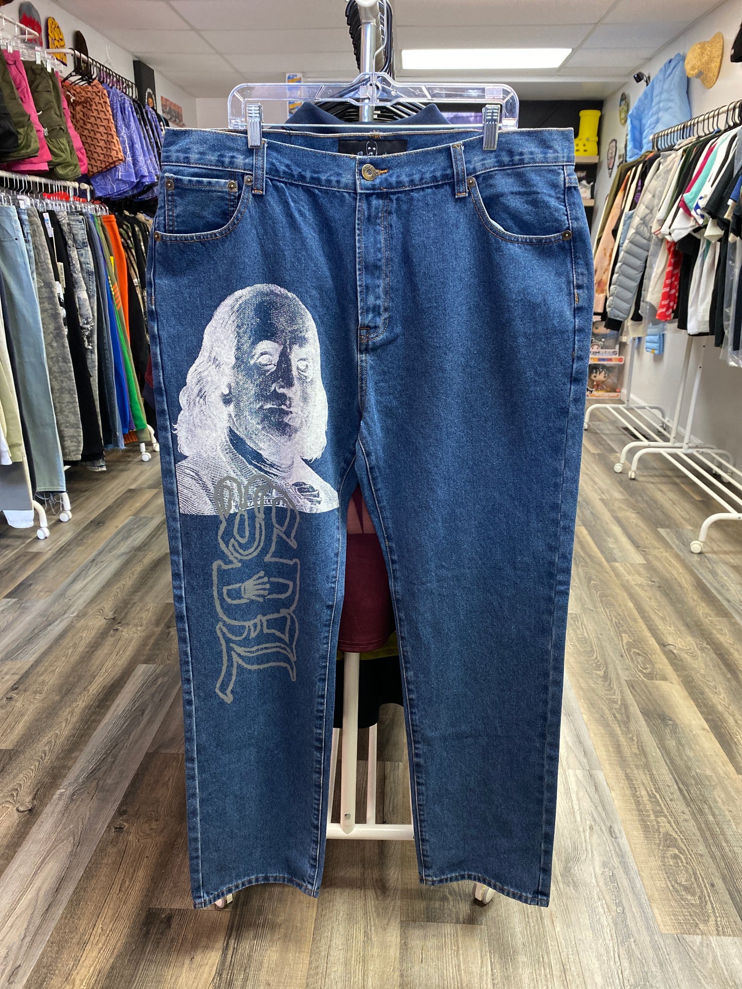SDL light blue baggy Jean
