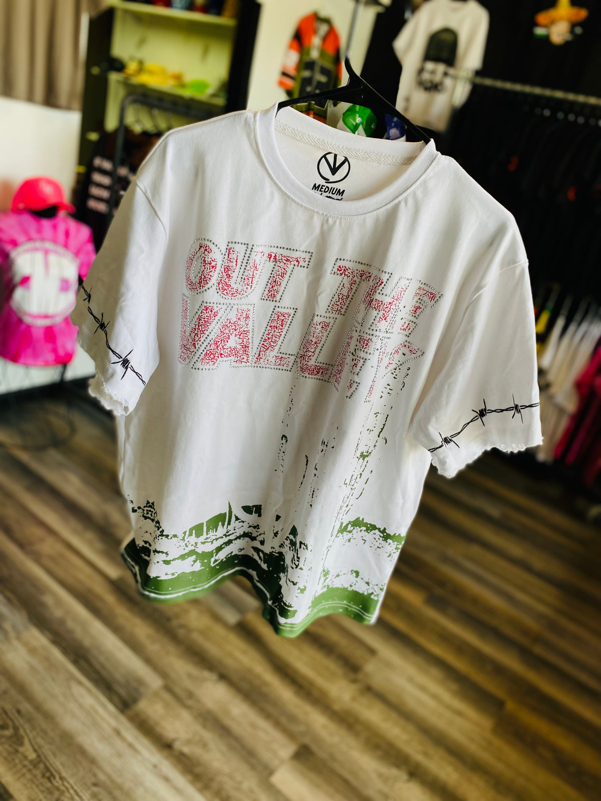 OTV Cactus Tee Green/Red