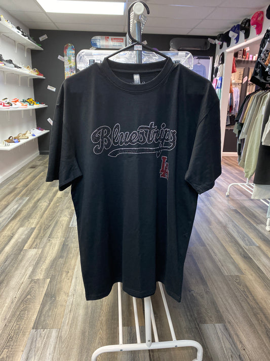Bluestrips Rhinestone Tee