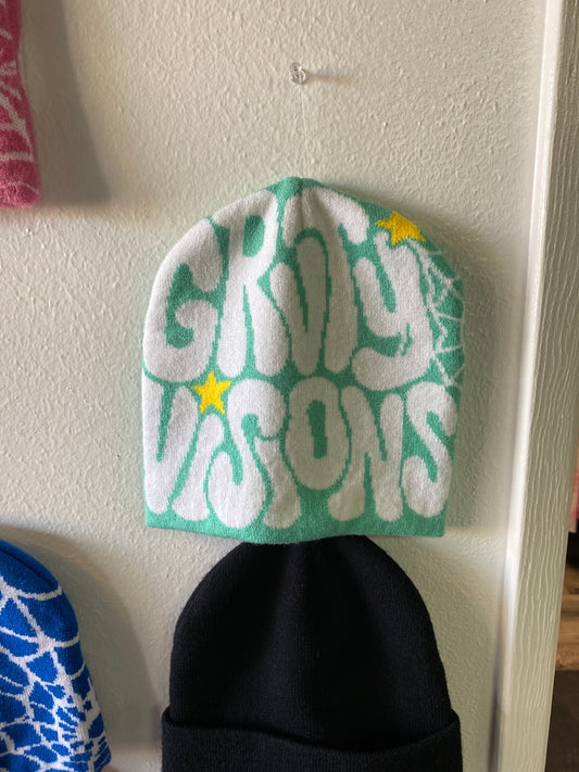 GRVTY Visions Mint Beanie