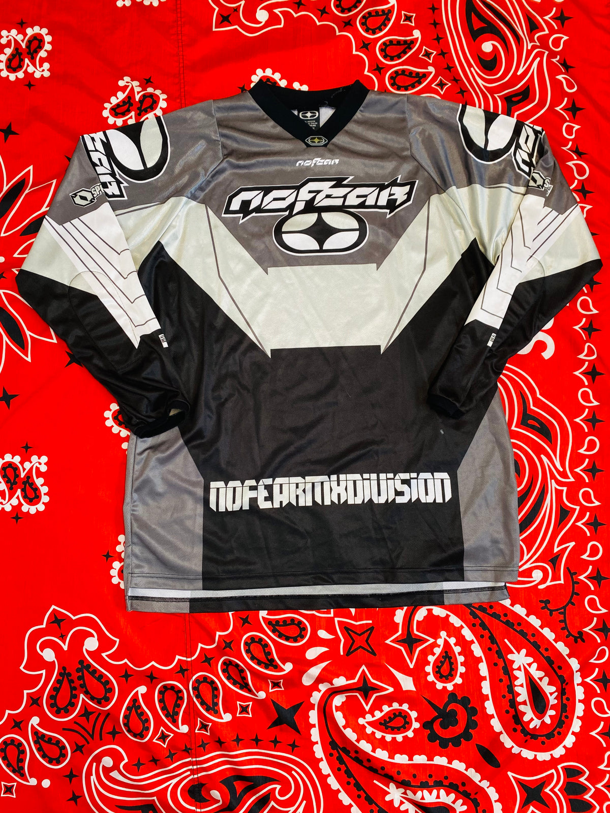 No Fear 2000s Motocross Racing Jersey