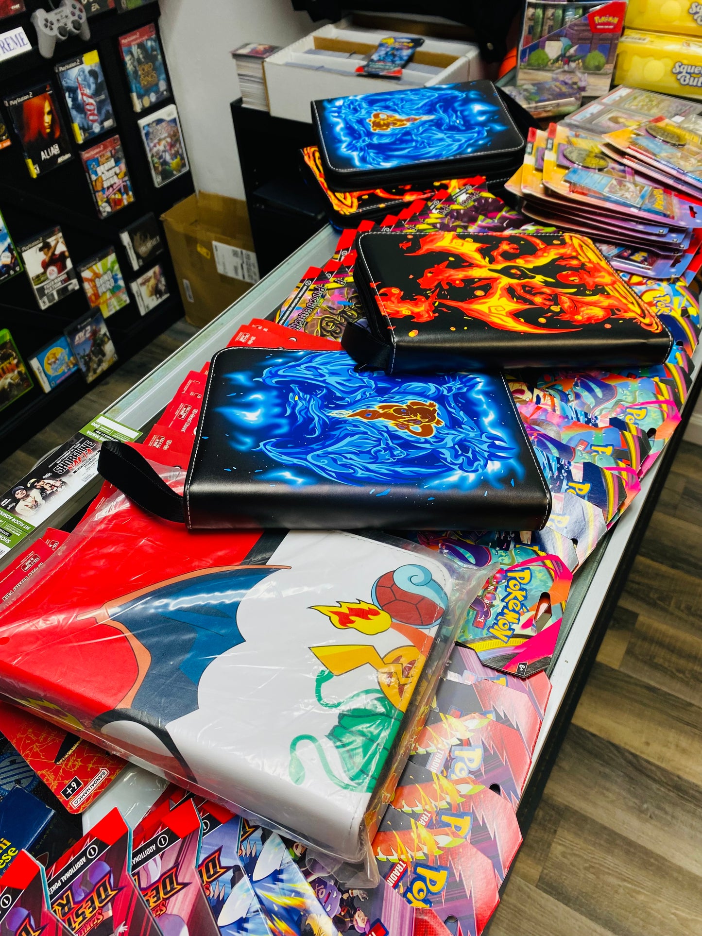 Custom Pokémon Binders With Sleeves For Raw Cards