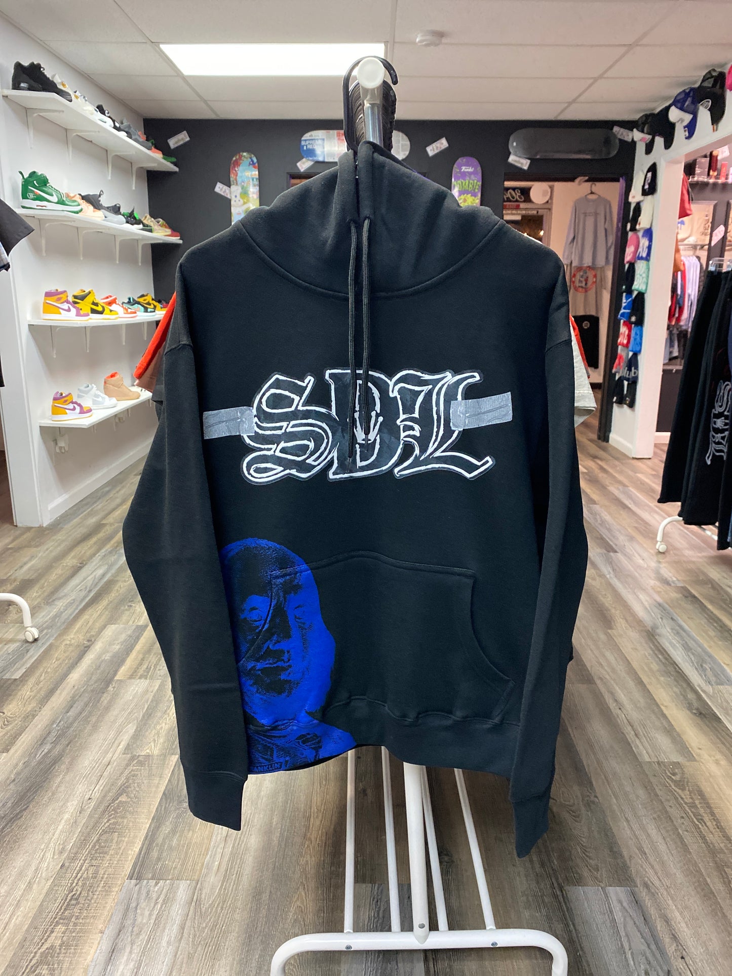 SDL Pullover Hoodie Blue Buddha