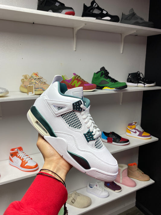 Jordan 4 White/Oxidized Green
