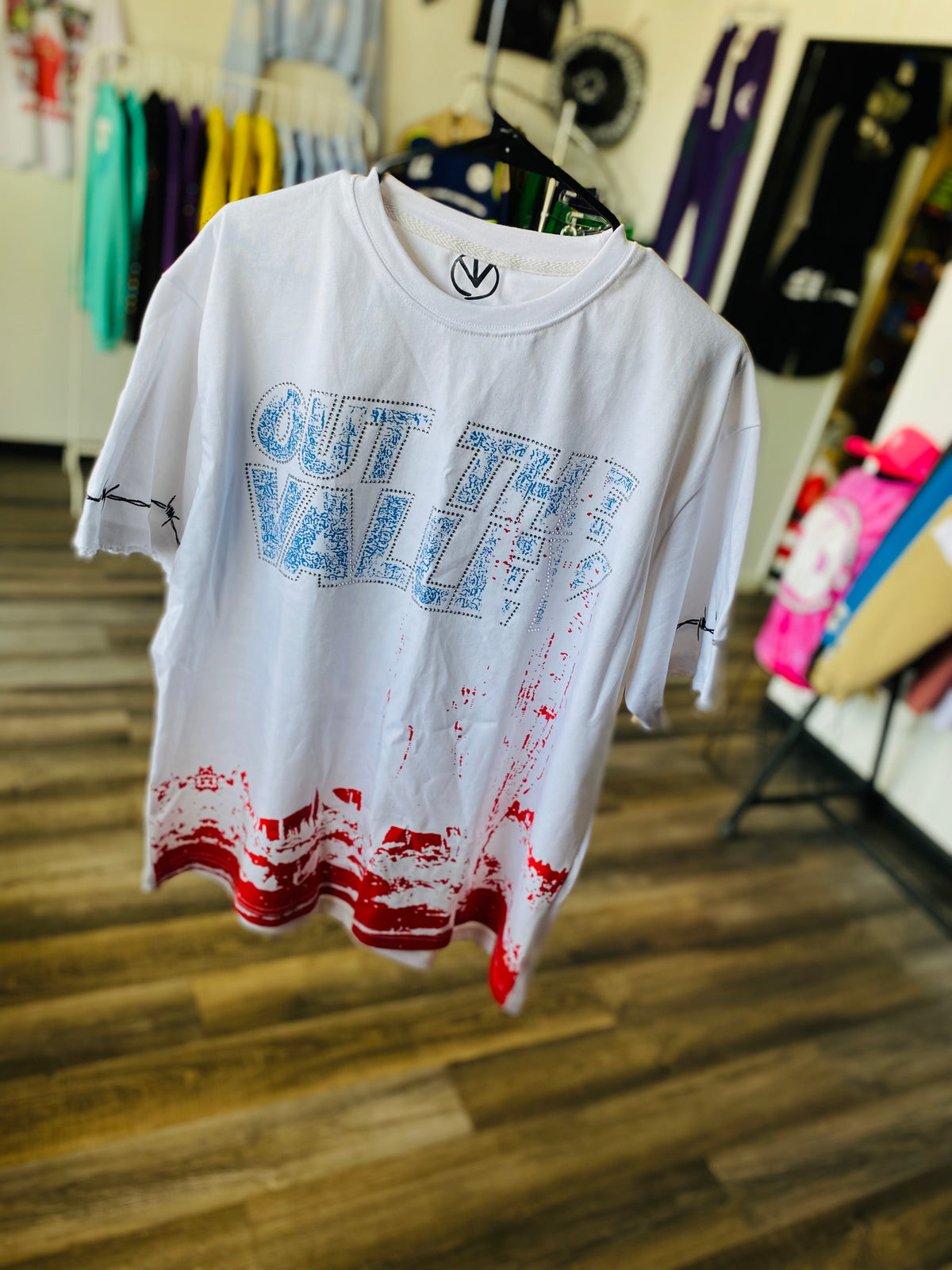OTV Cactus Tee Blue/Red